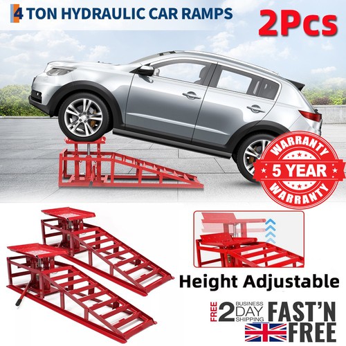 Ton hydraulic car - ramps, 2pc