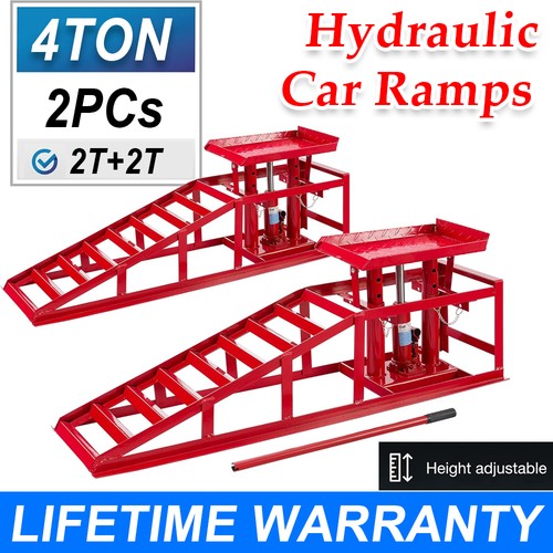 2pcs hydraulic car ramps ton - 2pcs,