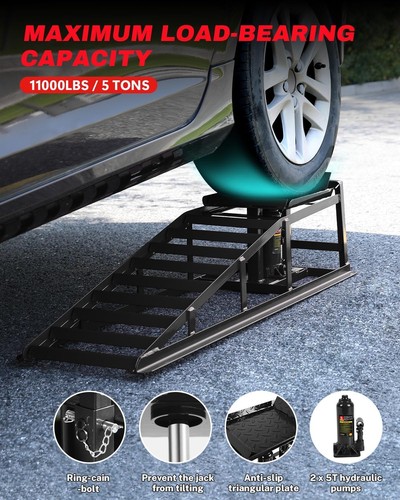 Ton hydraulic car ramps 1pc - 5,