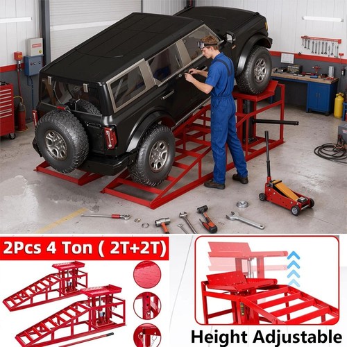 Ton hydraulic car ramps - hydraulic,