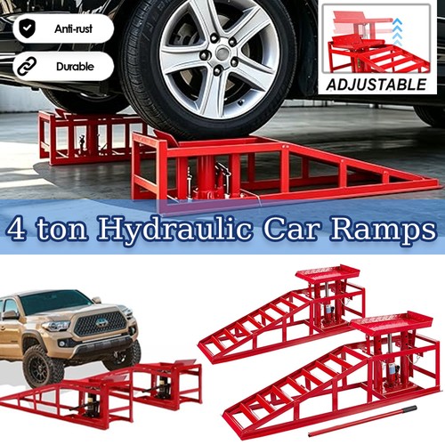 Ton hydraulic car ramps 2pc - car,