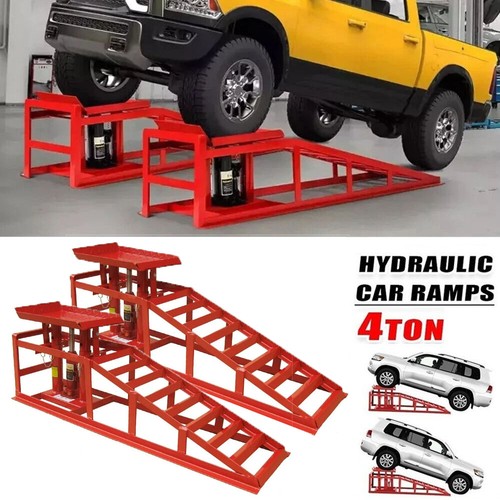 Ton hydraulic car ramps - car,