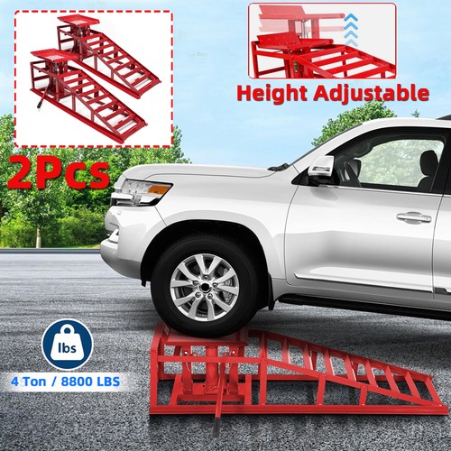 Ton hydraulic car ramps 2pc - hydraulic,