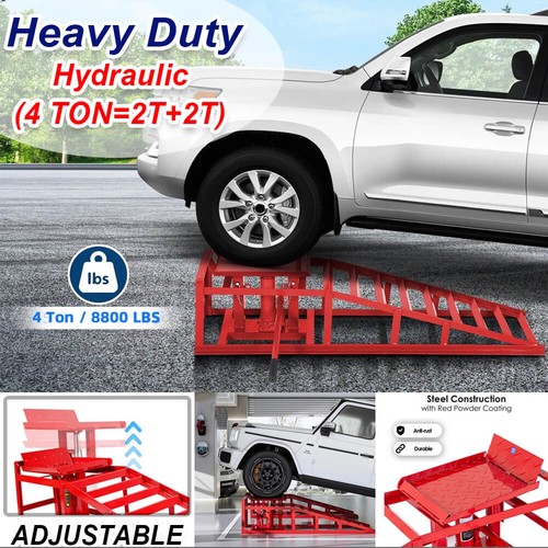 Ton hydraulic car ramps - 4, 2pc