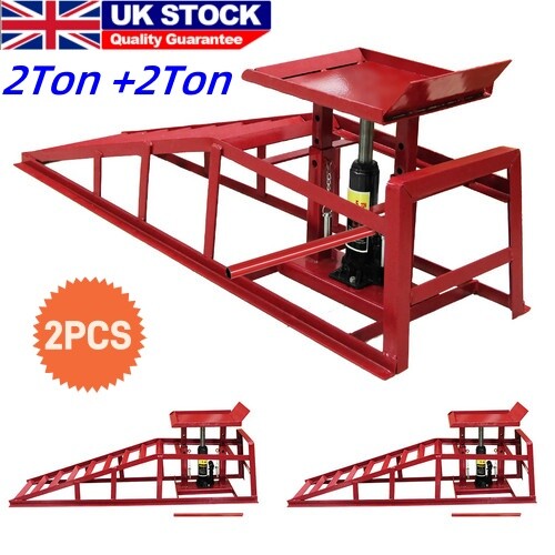 Ton hydraulic car - hydraulic, ramps