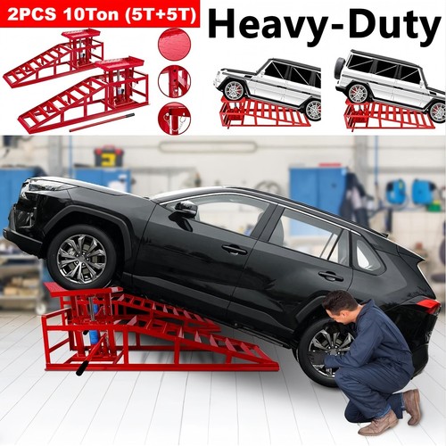 2pcs ton hydraulic car ramps - hydraulic,