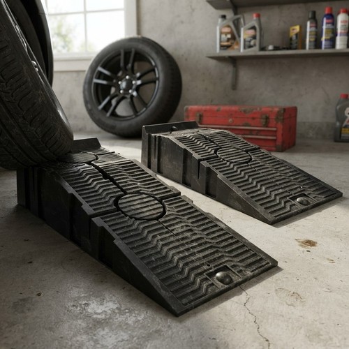 Heavy duty car ramps - car, 2