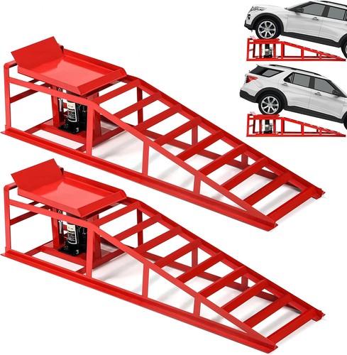 Heavy duty hydraulic car - hydraulic, ramps