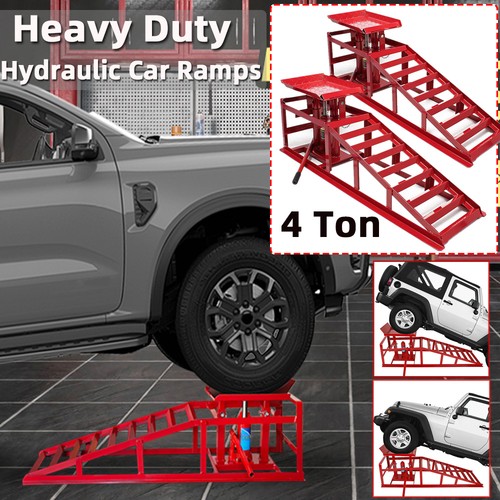 2pcs ton hydraulic car - 4, ramps