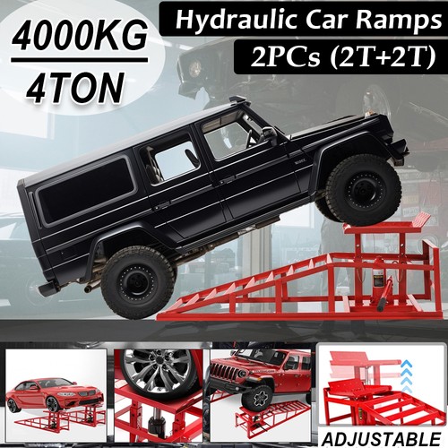 Ton hydraulic car ramps - ton, 2pc
