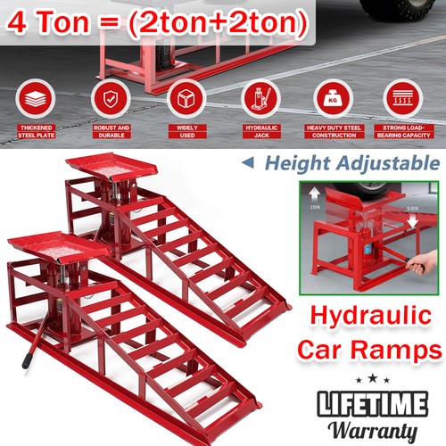 Ton hydraulic car ramps 2 - 4,