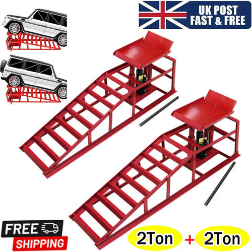 Ton hydraulic car ramps 2pc - ton,