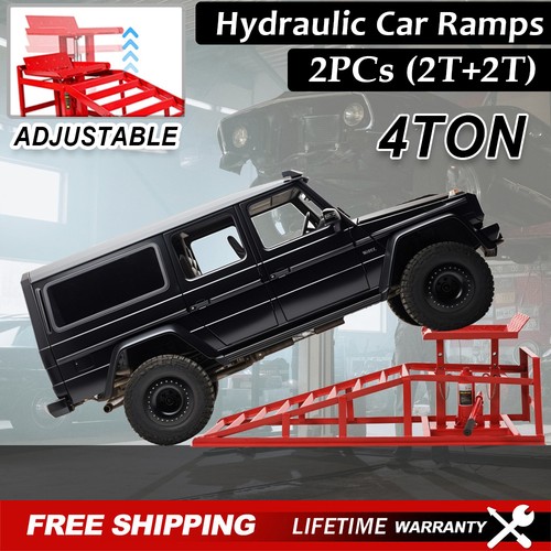 Hydraulic jack car ramps 4 - x,