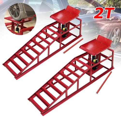 Pair car ramps extra wide - ramps,