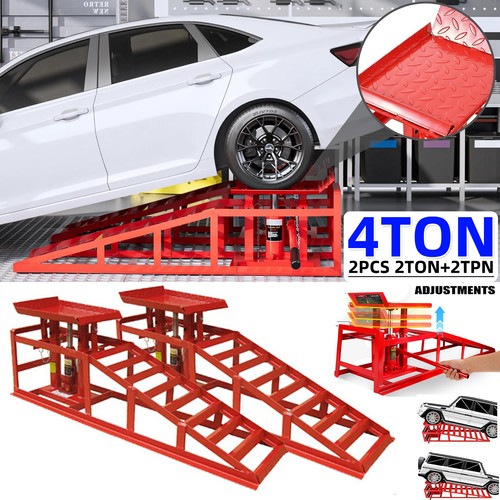 Ton hydraulic car ramps 2pc - ramps,
