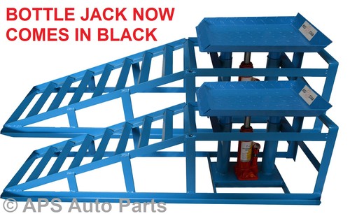 Hydraulic car ramps pair - 2x, 2t