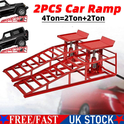 Heavy duty metal car ramp - duty,
