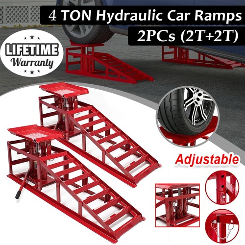 2pcs hydraulic car ramps ton - car, 4